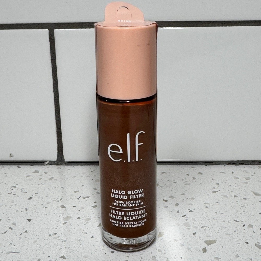 ELF Halo Glow Liquid Filter Glow Booster Shade 8 Rich 82120 Radiant Skin 1.06oz